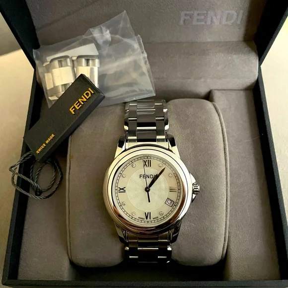 Fendi | Accessories | Fendi Stainless Watch With Pearl And 